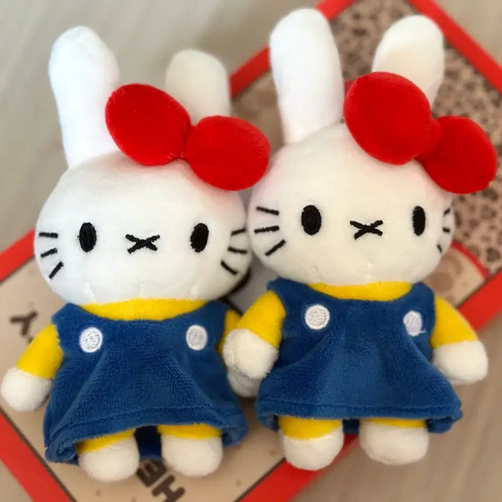 [BUNJANG] Kitty Miffy Doll Keychain / 키티미피 인형 키링