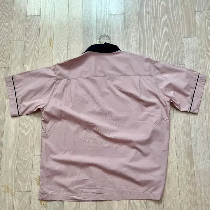 [BUNJANG] Musinsa Standard Short Sleeve Bowling Shirt - Desert Pink / (택포)무신사 스탠다드 반팔 볼링 셔츠 데저트 핑크