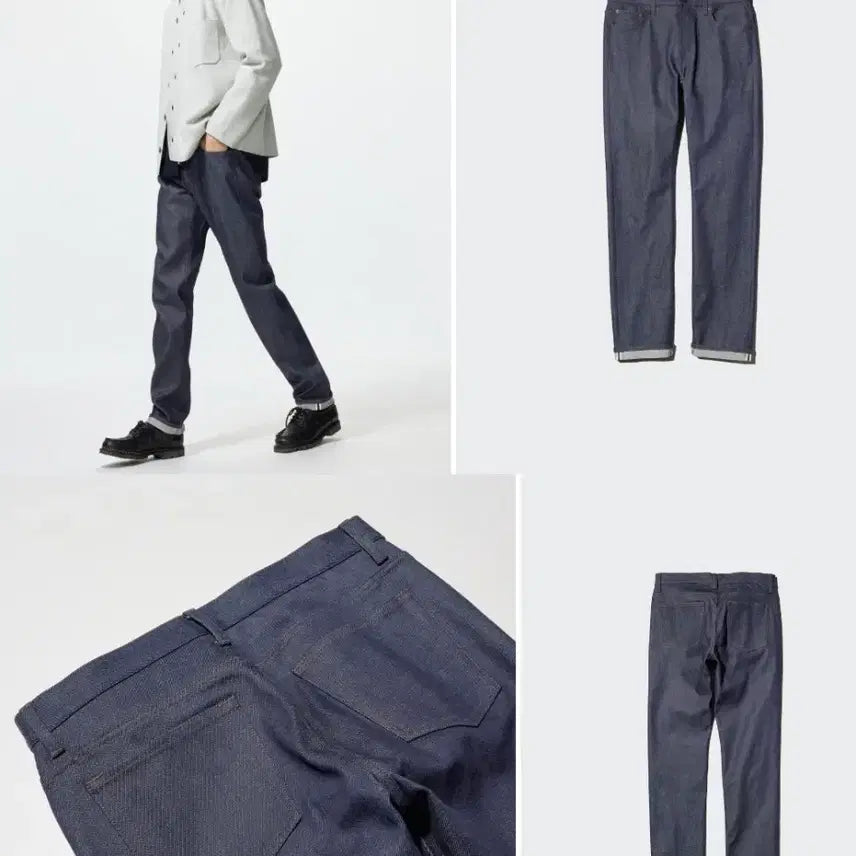 [BUNJANG] Uniqlo Slim Straight Selvedge Denim 33 / 유니클로 슬림 스트레이트 셀비지 데님 33