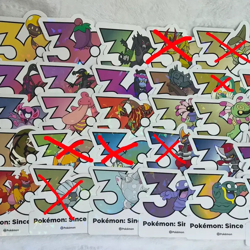 [BUNJANG] Pokemon 30th Anniversary Logo Sticker / 포켓몬 30주년 기념 로고 스티커 판매합니다!