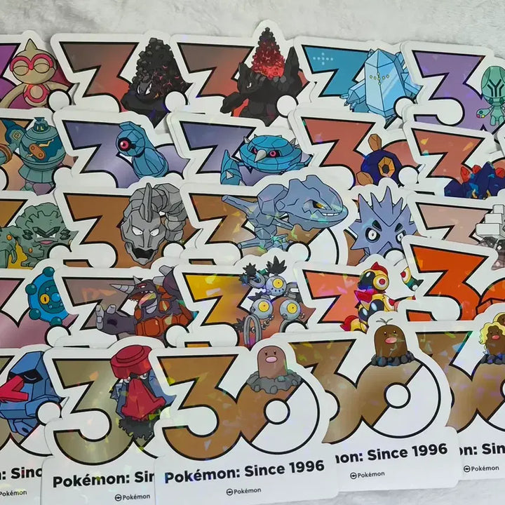 [BUNJANG] Pokemon 30th Anniversary Logo Sticker / 포켓몬 30주년 기념 로고 스티커 판매합니다!