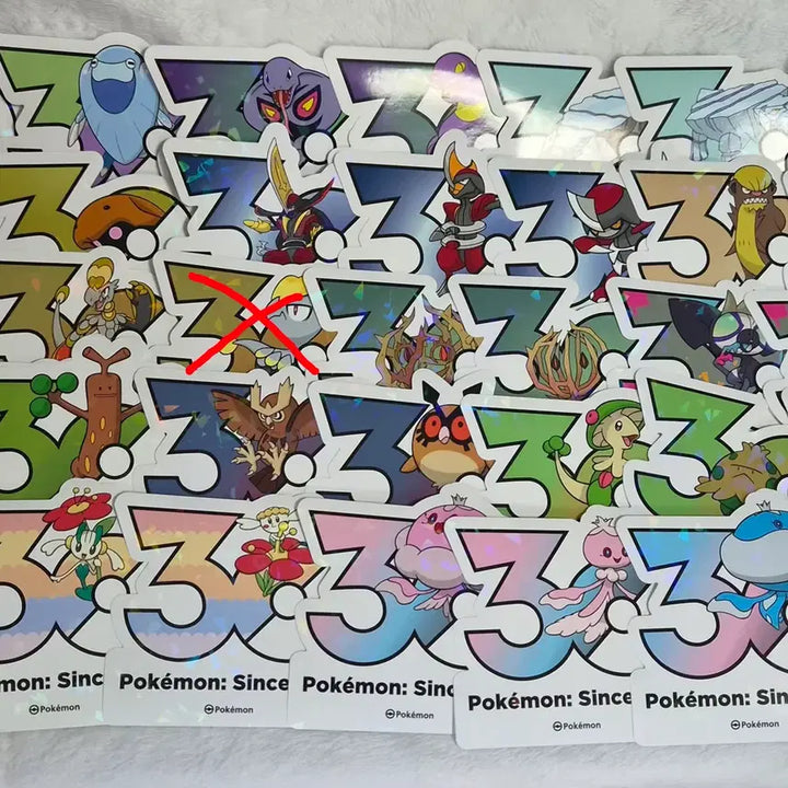 [BUNJANG] Pokemon 30th Anniversary Logo Sticker Pack / 포켓몬 30주년 기념 로고 스티커 판매합니다!