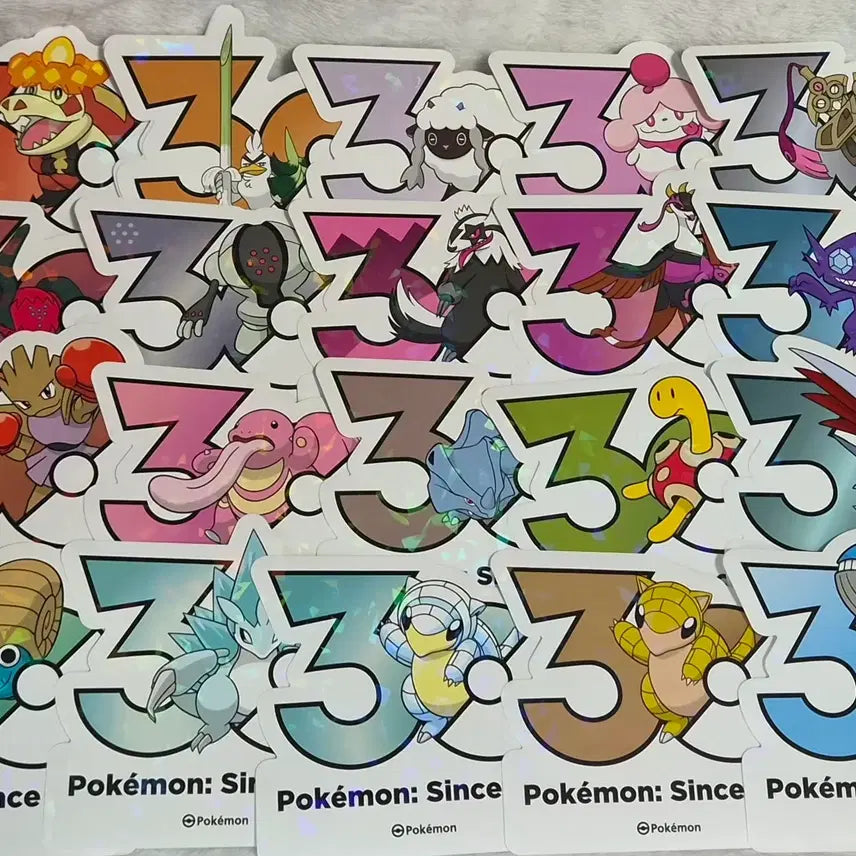 [BUNJANG] Pokemon 30th Anniversary Logo Sticker Pack / 포켓몬 30주년 기념 로고 스티커 판매합니다!