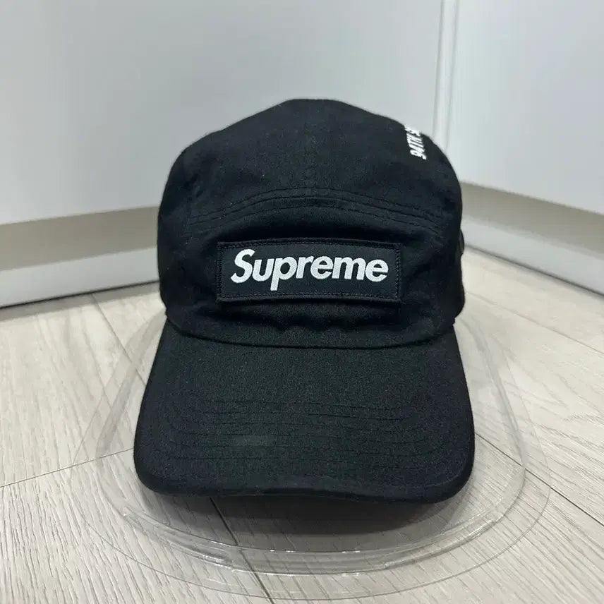 [BUNJANG] Supreme 21FW Military Camp Cap Black / 슈프림 밀리터리 캠프캡 블랙 - 21FW