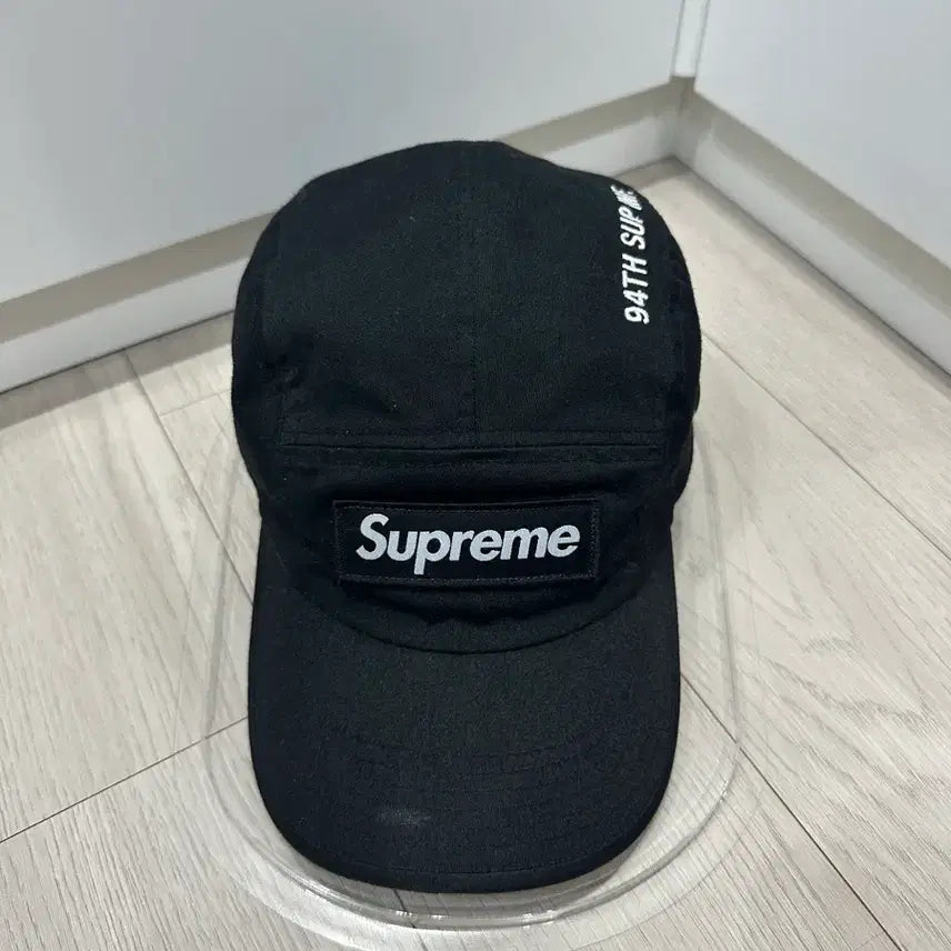 [BUNJANG] Supreme 21FW Military Camp Cap Black / 슈프림 밀리터리 캠프캡 블랙 - 21FW