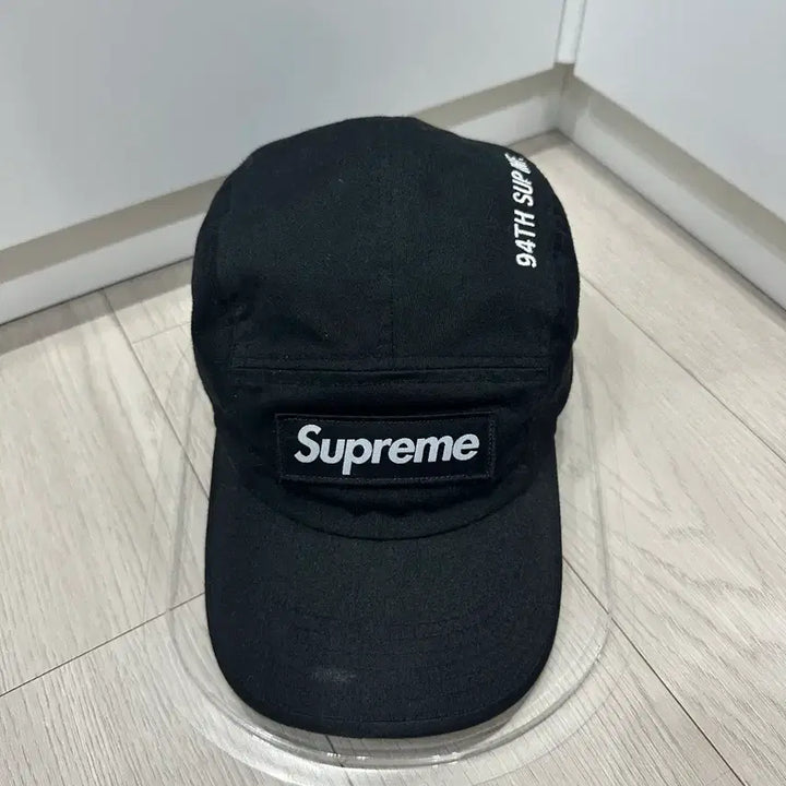 [BUNJANG] Supreme 21FW Military Camp Cap Black / 슈프림 밀리터리 캠프캡 블랙 - 21FW
