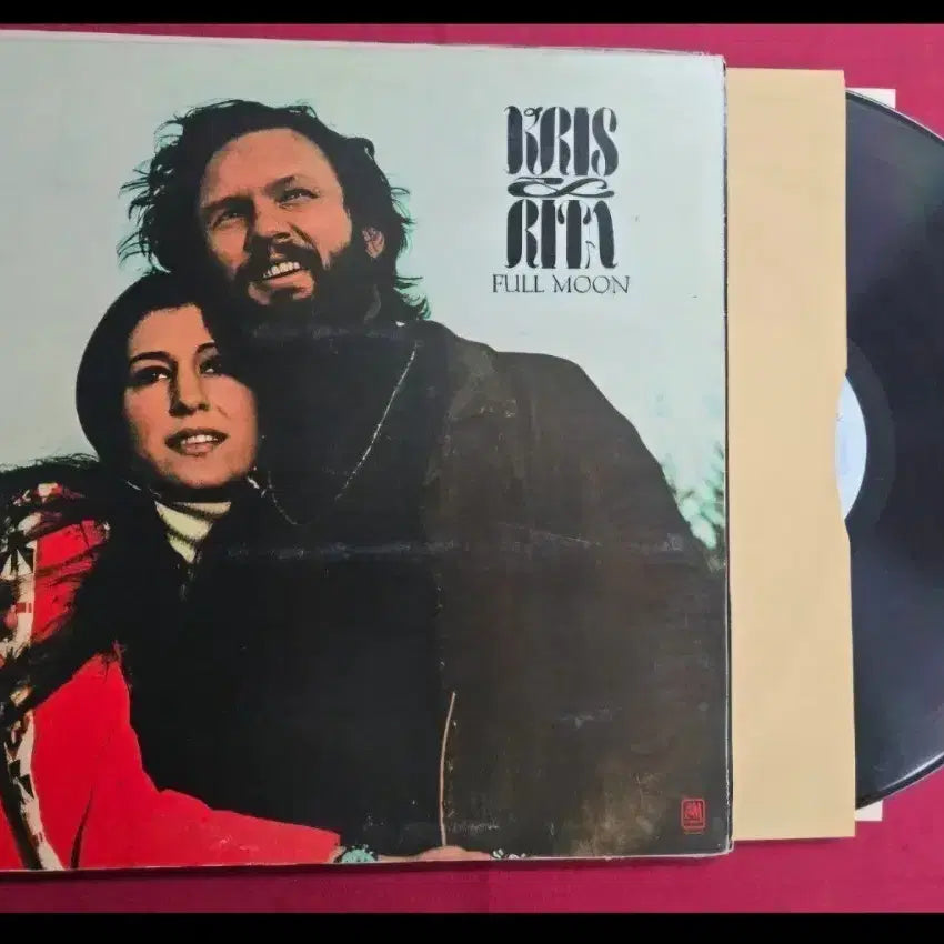 [BUNJANG] Kris Kristofferson &amp; Rita Coolidge Full Moon LP Record / Kristofferson-Rita_Full Moon_LP USA