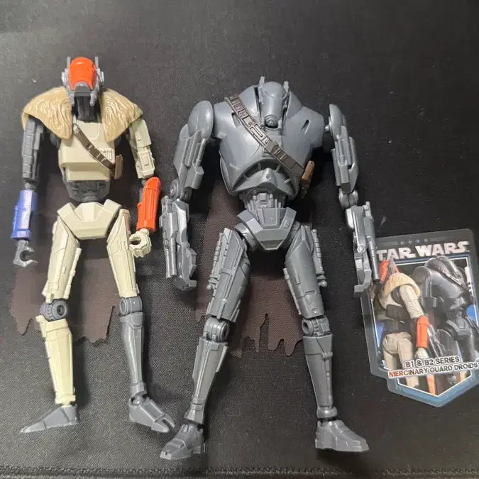 [BUNJANG] Blocky Star Wars The Mandalorian Grogu B1 &amp; B2 Guard Android Figures Bundle / 블로키 스타워즈 만달로리안 그로구 B1&amp;B2 가드 안드로이드 피규어