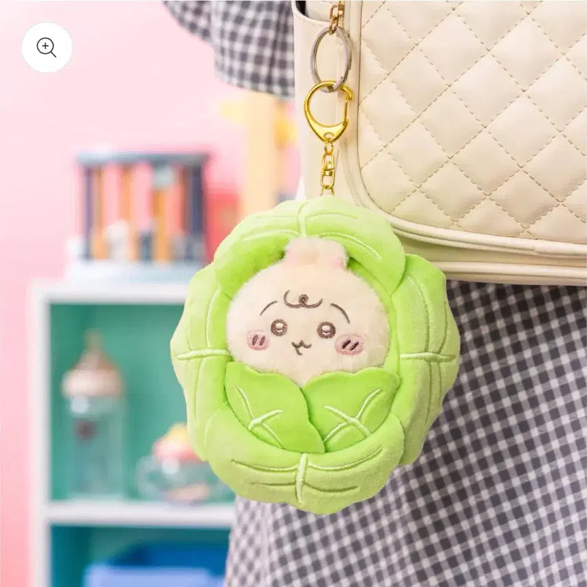 [BUNJANG] Chiikawa Cabbage Usagi Mascot Keychain / 치이카와 양배추 우사기 마스코트 키링