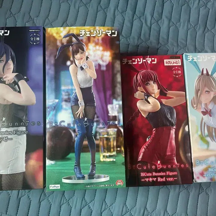 [BUNJANG] Chainsaw Man Bunny Girl Figure Set (4 Types) / 체인소맨 바니걸 피규어