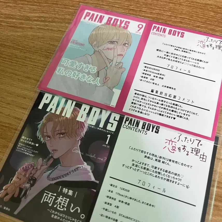 [BUNJANG] Why Two People Fall in Love - Manga Tsutaya Special Offer Bundle Set / 둘이서 사랑을 하는 이유 순정만화 츠타야 특전 2개 일괄