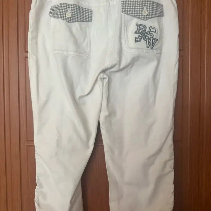 [BUNJANG] Black and White Cotton Pants / 블랙 앤 화이트 바지