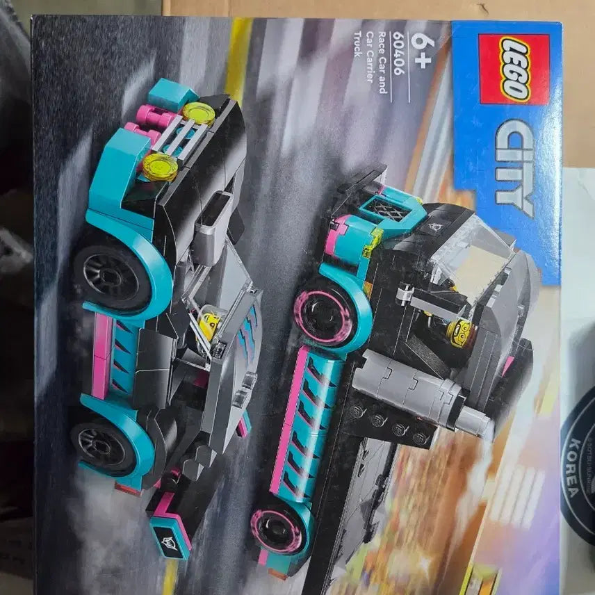 [BUNJANG] LEGO City 60406 Race Car &amp; Car Carrier Truck / 레고 시티 60406 레이스카 &amp; 카 캐리어 트럭