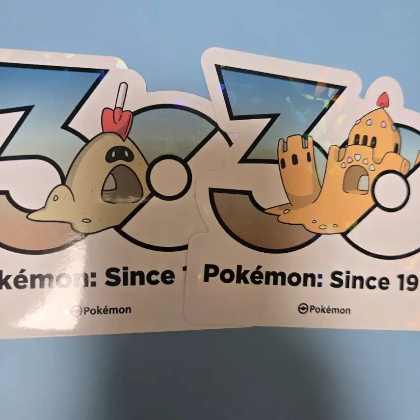 [BUNJANG] Pokemon 30th Anniversary Sandygast &amp; Palossand Sticker Bundle Set / 포켓몬스터 30주년 스티커 모래꿍 모래성이당 일괄