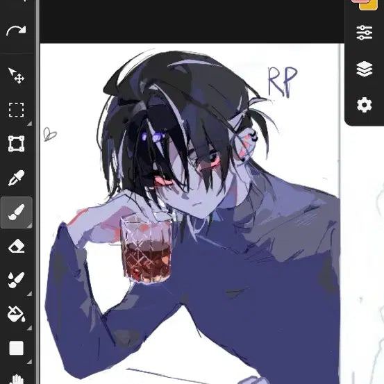 [BUNJANG] XP-Pen Plus Commission Art / 엑스피펜 플러스 사서 커미션 열음