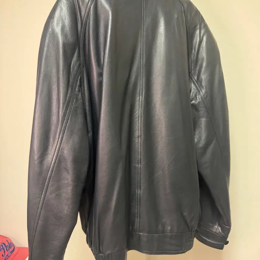 [BUNJANG] Saint Laurent 90s Vintage Lambskin Bomber Jacket / 입생로랑 90s 빈티지 양가죽 봄버 블루종 자켓 100