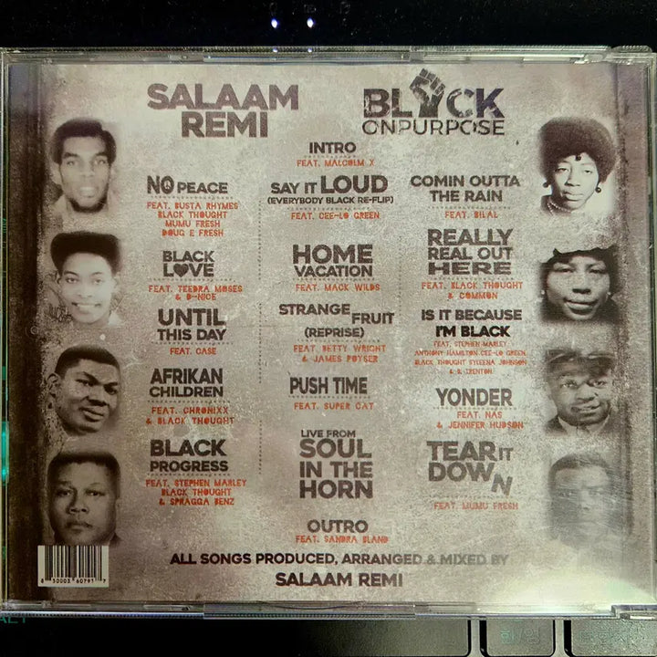[BUNJANG] Salaam Remi Black On Purpose Limited Edition CD + DVD / Salaam Remi - Black On Purpose CD+DVD 한정