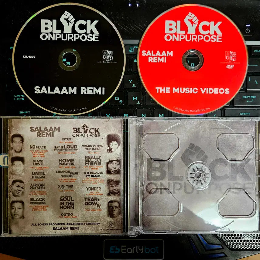 [BUNJANG] Salaam Remi Black On Purpose Limited Edition CD + DVD / Salaam Remi - Black On Purpose CD+DVD 한정