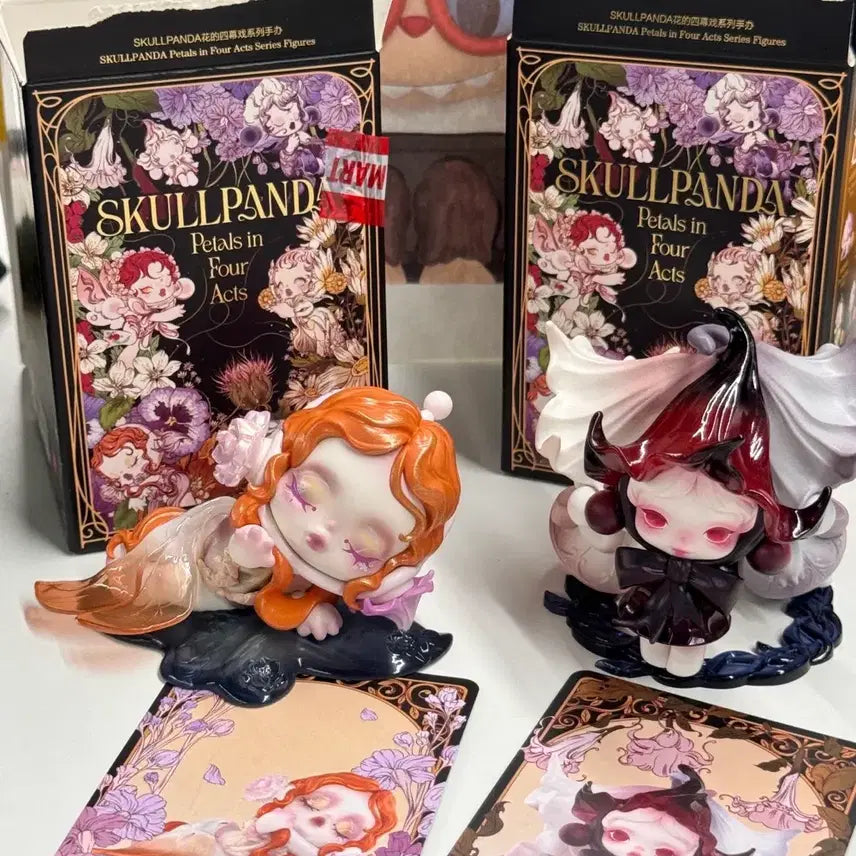 [BUNJANG] Pop Mart Skullpanda Act 4 Series (Bundle of 2) Sealed / 미개봉 팝마트 스컬판다 꽃잎의 4막 시리즈2개 묶음 판매
