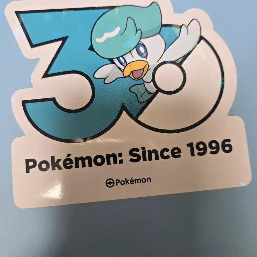 [BUNJANG] Pokemon 30th Anniversary Logo Sticker / 포켓몬 30주년 기념 로고 스티커 꾸왁스
