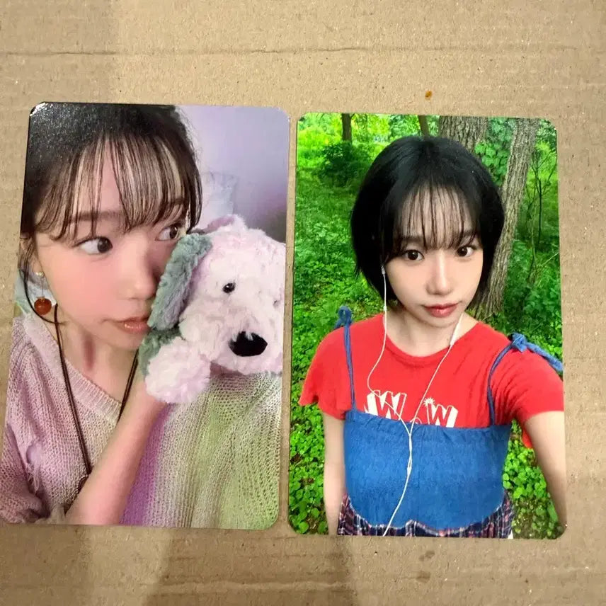 [BUNJANG] Jo Yuri My World Official Photocard 2 Types / 조유리 이제안녕 공방포카 2종