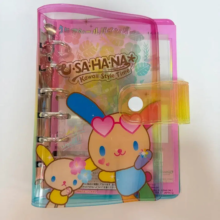 [BUNJANG] Japanese Original Tanning Usahana Binder with 10 Transparent Sleeves / 일본정품 태닝 우사하나 바인더 +투명씰10장