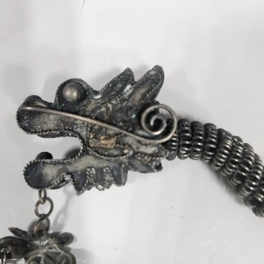 [BUNJANG] Qing Dynasty Court Hairpin with Dragon Ornament / 중국도자기               청대  궁중 뒷꽂이
