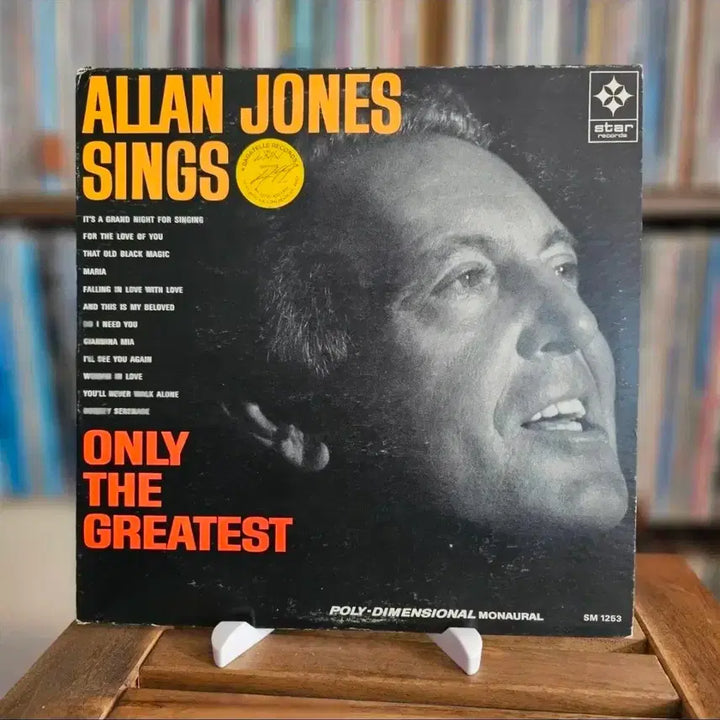 [BUNJANG] Allan Jones Sings Only The Greatest LP (1968 US Pressing) / (빈티지 희귀반, 배우, 테너 앨런 존스) Allan Jones LP