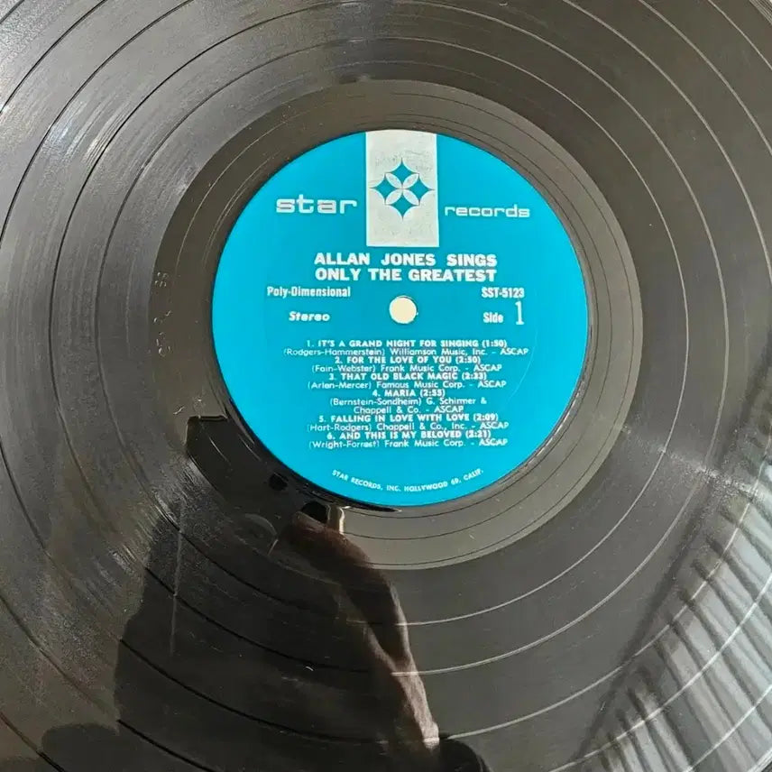 [BUNJANG] Allan Jones Sings Only The Greatest LP (1968 US Pressing) / (빈티지 희귀반, 배우, 테너 앨런 존스) Allan Jones LP