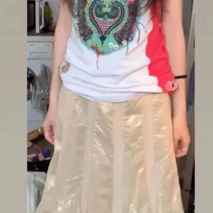 [BUNJANG] Vintage Glossy Skirt / 빈티지 글로시 스커트