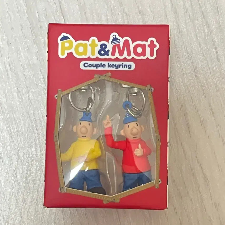 [BUNJANG] Pat &amp; Mat Couple Keyring (Sealed) / [미개봉] 패트와 매트 커플 키링