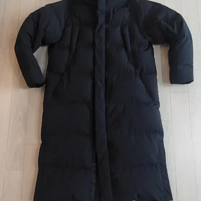 [BUNJANG] Olsen New Terra Premium Goose Down Long Padding Black 100 / 올젠의 뉴테라 프리미엄 구스다운 롱패딩. 블랙. 100