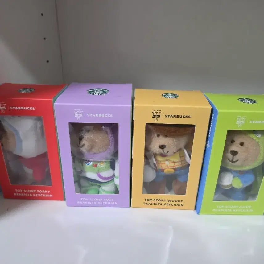 [BUNJANG] Starbucks Toy Story Set Keyring Bundle Sealed / 스타벅스 토이스토리 인형 키링 세트 일괄 미개봉