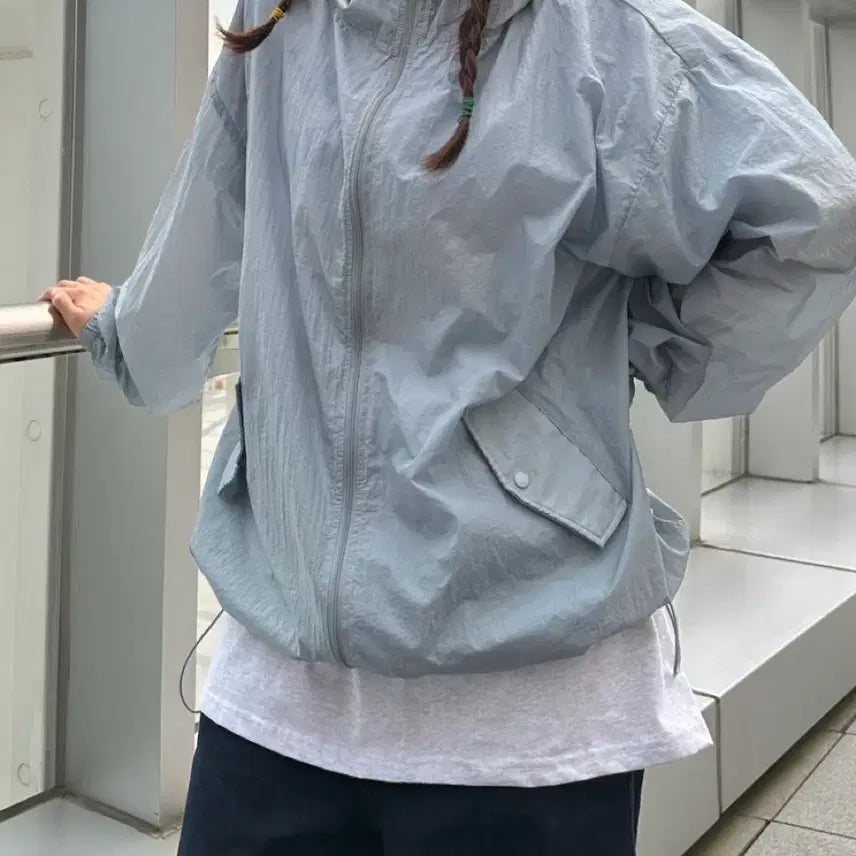 [BUNJANG] Ultra-Light Summer Hooded Windbreaker (7C) / 초경량 여름 후드 바람막이 (7C)