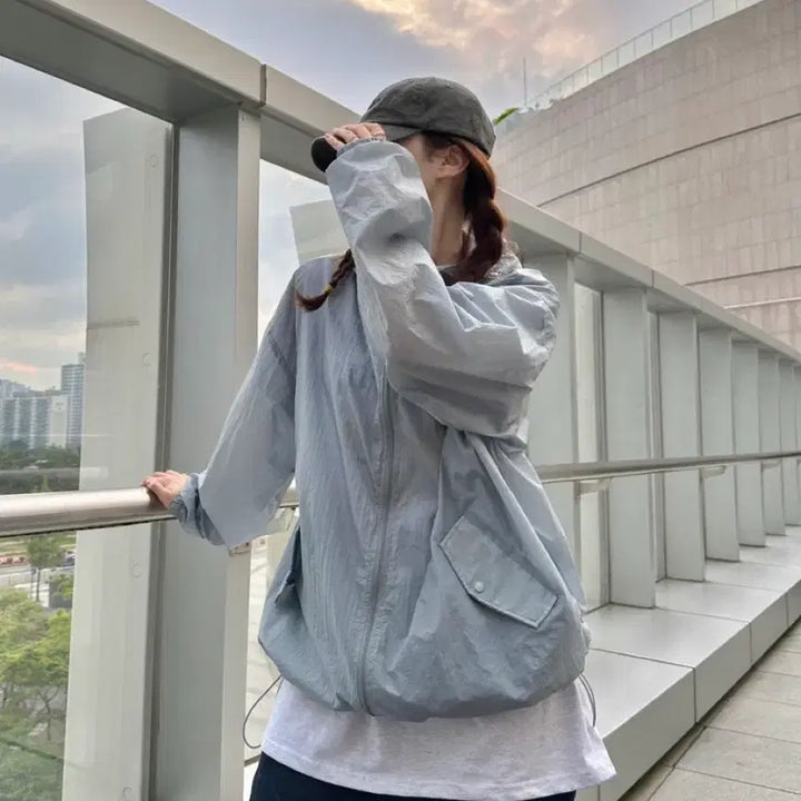 [BUNJANG] Ultra-Light Summer Hooded Windbreaker (7C) / 초경량 여름 후드 바람막이 (7C)
