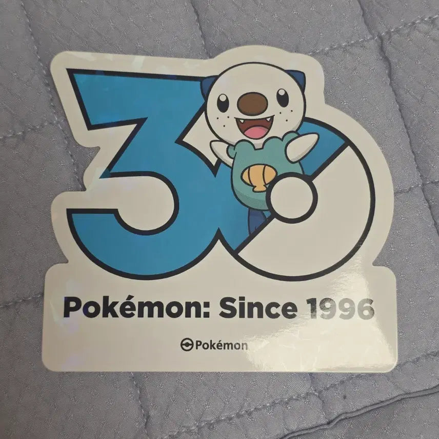 [BUNJANG] Pokemon 30th Anniversary Oshawott Sticker / 포켓몬 30주년 스티커 수댕이