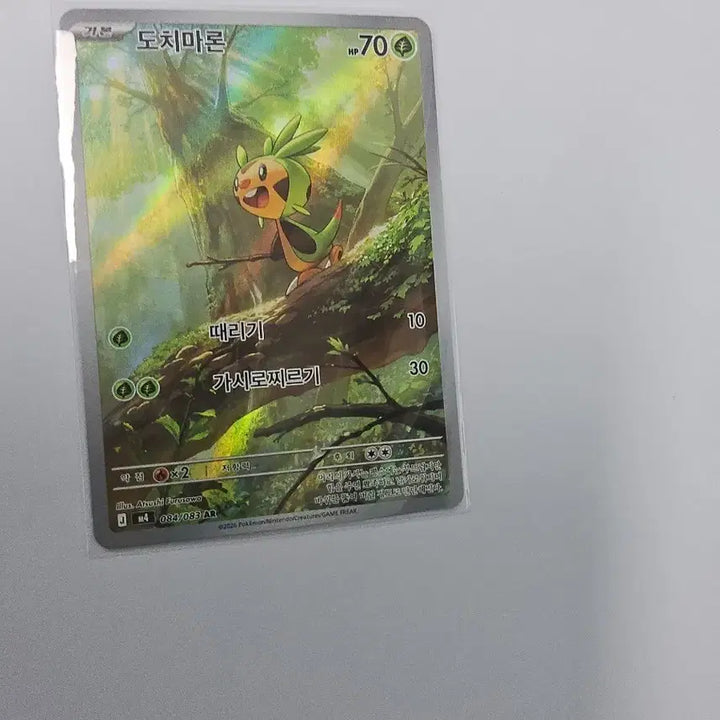 [BUNJANG] Pokemon Card Chespin AR / 포켓몬카드 도치마론 ar