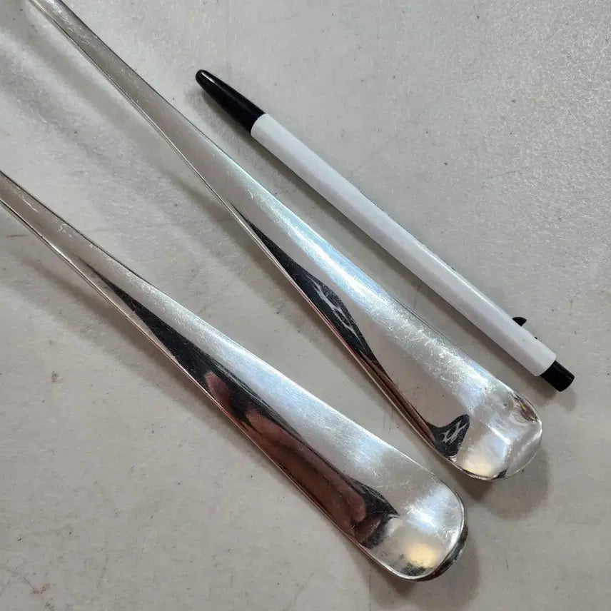 [SOLD OUT] 영국 오래된 상태좋은 은도금 서빙 스푼과 포크