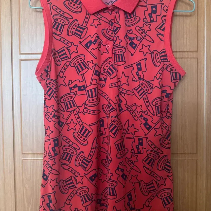 [BUNJANG] PING Golf Wear Sleeveless Collar T-Shirt / 핑 골프웨어 민소매 카라 티셔츠