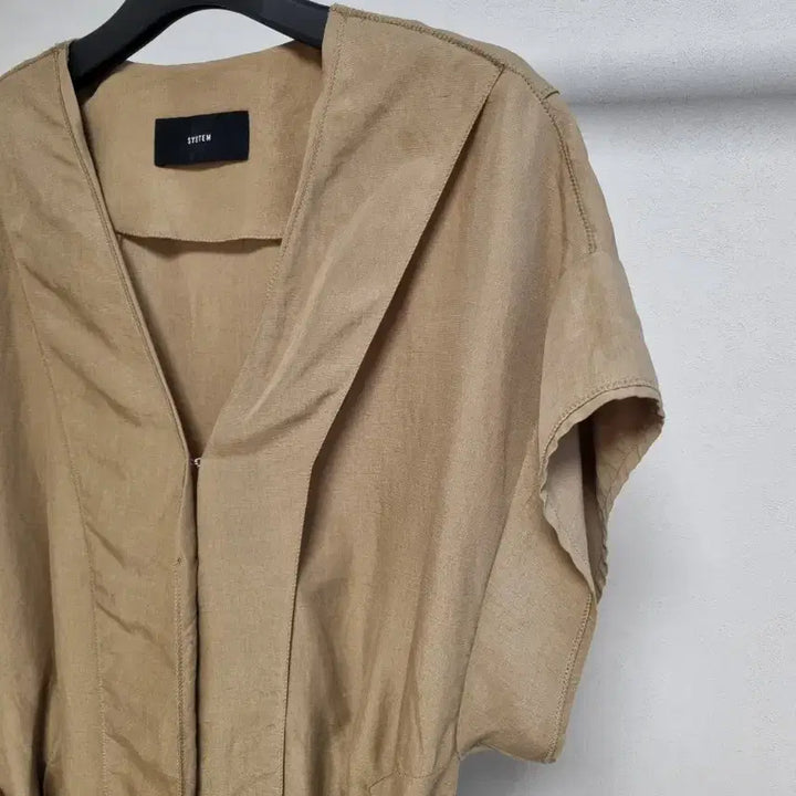 [BUNJANG] System Beige Linen Blend Dress / 정품 시스템 베이지 원피스