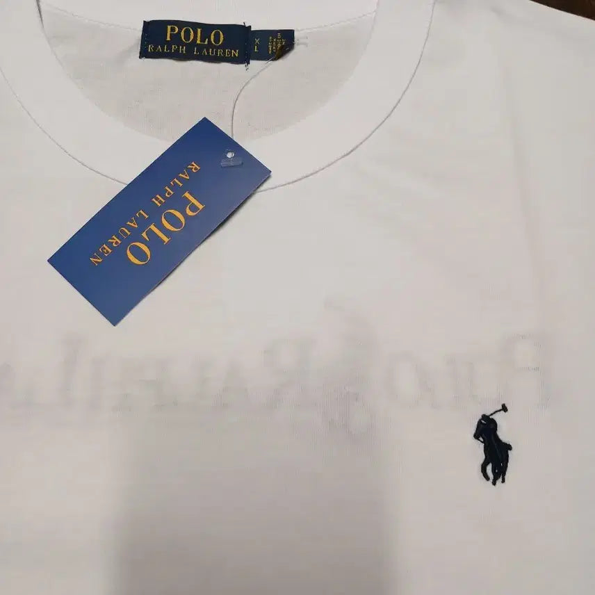 [BUNJANG] Polo Ralph Lauren White Short Sleeve T-Shirt / 폴로 랄프로렌 화이트 반팔 티셔츠 엑라