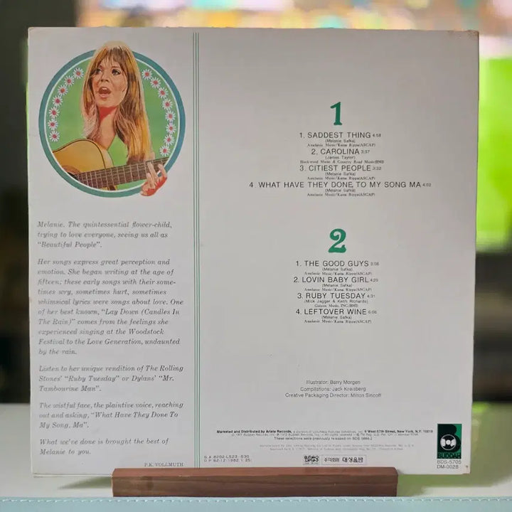 [BUNJANG] Melanie Best Of LP / 멜라니 베스트 오브 LP