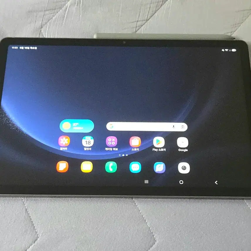 [BUNJANG] Samsung Galaxy Tab S9 FE 5G 256GB Unlocked Gray / 갤럭시탭s9fe 5g 256gb 자급제 그레이색상