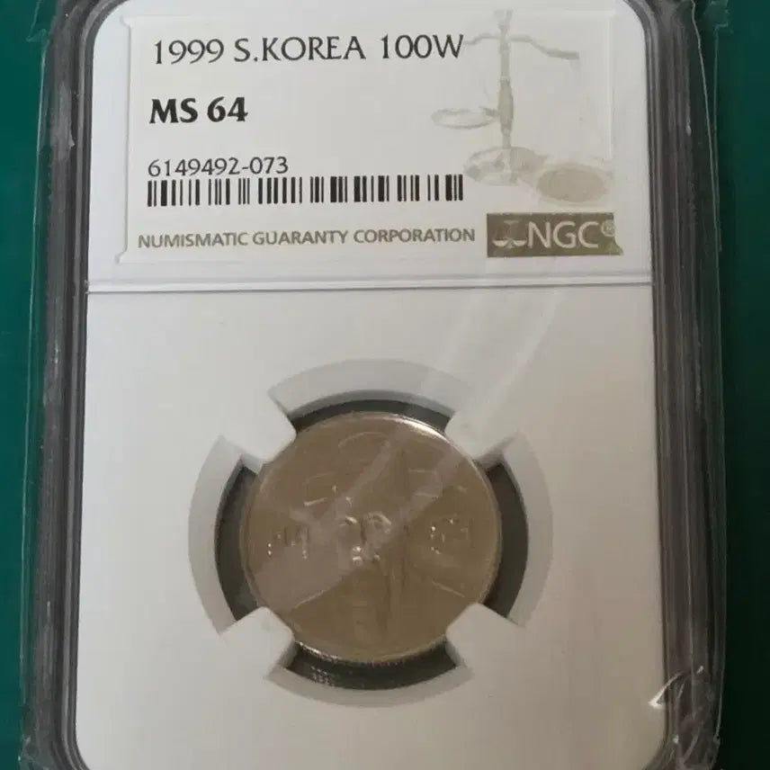 [BUNJANG] Bank of Korea 1999 100 Won Coin MS64 / 한국은행1999년100원 주화 MS64