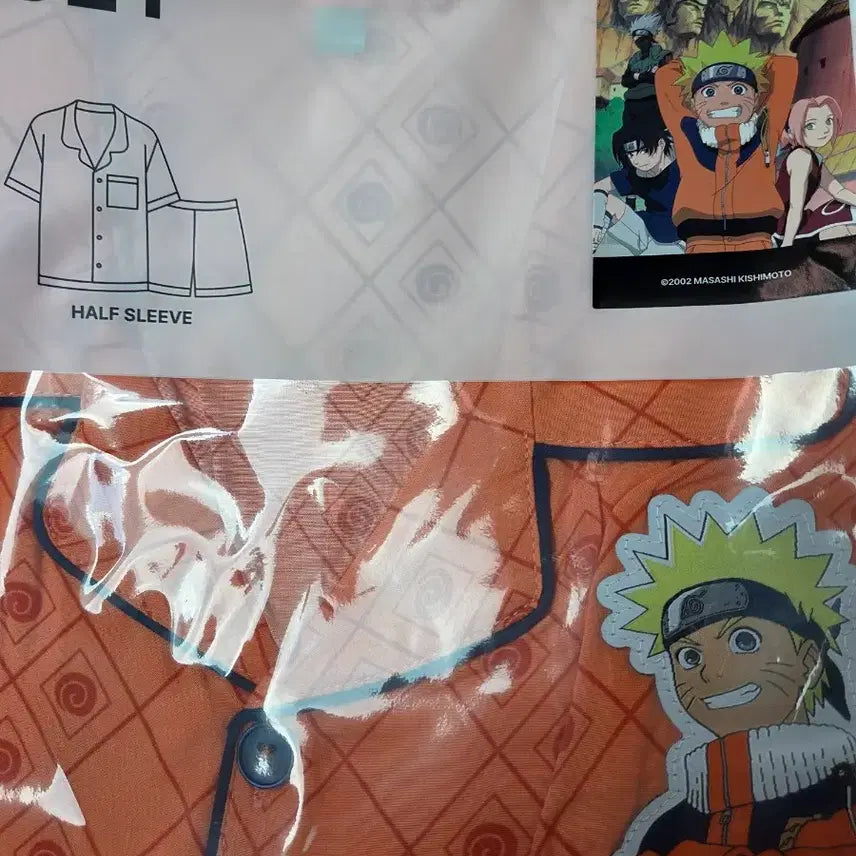 [BUNJANG] SPAEO Naruto Pajamas + 4 Special Benefit Set / 스파오 나루토 파자마 잠옷 + 특전 4종