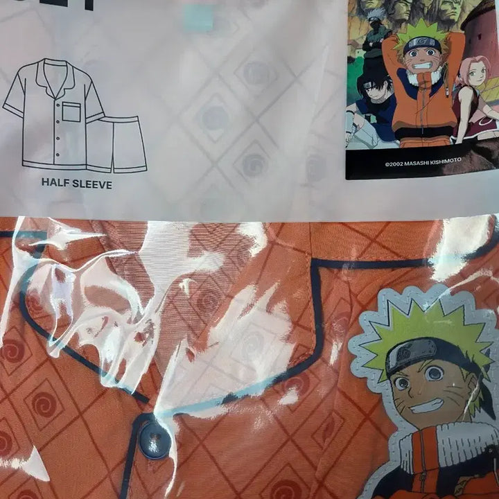 [BUNJANG] SPAEO Naruto Pajamas + 4 Special Benefit Set / 스파오 나루토 파자마 잠옷 + 특전 4종