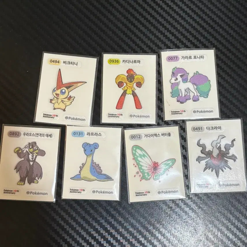 [BUNJANG] Pokemon Stick Seal Bundle Set / 포켓몬 띠부씰 일괄 판매