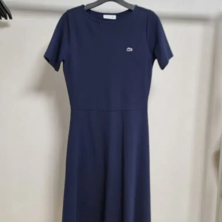 [BUNJANG] Lacoste Navy Midi Dress / 정품 라코스테 네이비원피스
