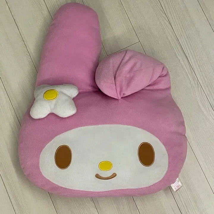 [BUNJANG] Sanrio My Melody Long Cushion Face Pillow Rare Flower Design / 마이멜로디 롱쿠션 페이스쿠션 방꾸 갸루 희귀 레어 꽃마멜