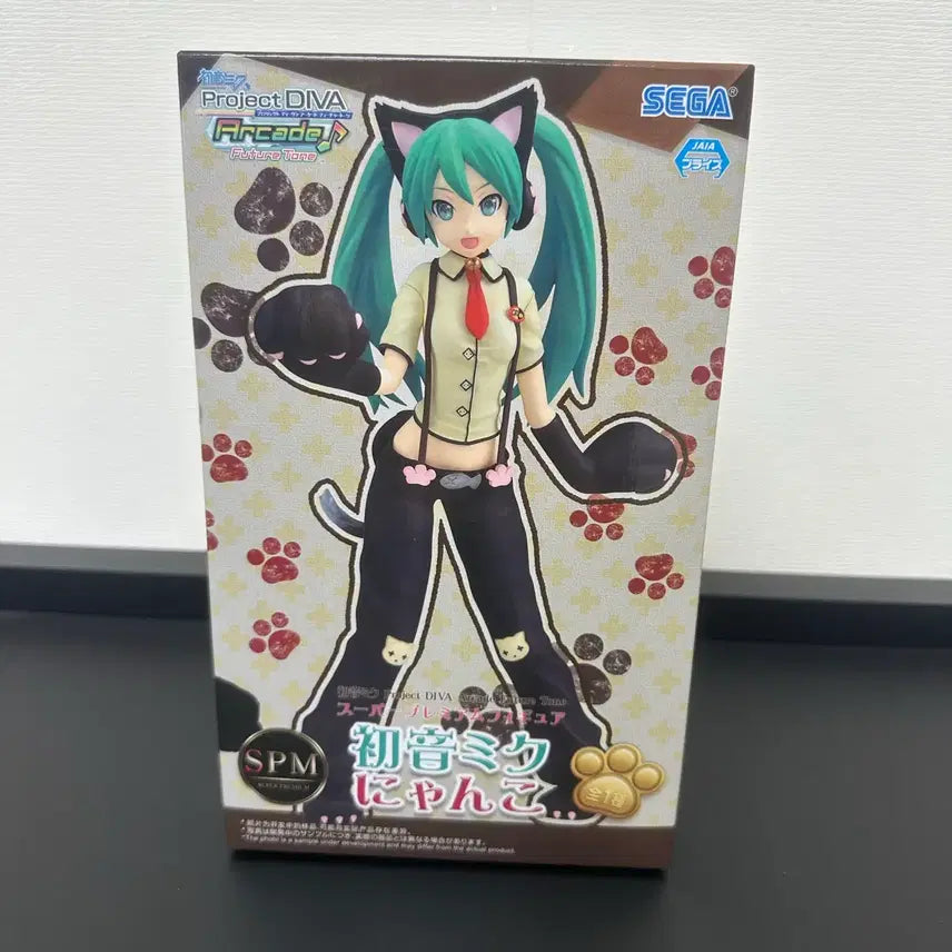 [BUNJANG] Sega Project DIVA Nyanko Hatsune Miku Cat Ear Figure (SPM) / 세가 프로젝트 디바 냥코 네코미미 고양이 피규어 하츠네 미쿠 (SPM)